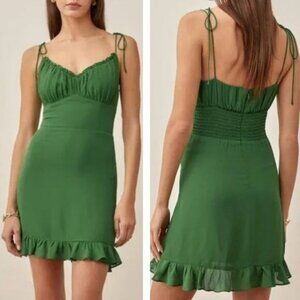 REFORMATION Esther Dress Kelly Size 0